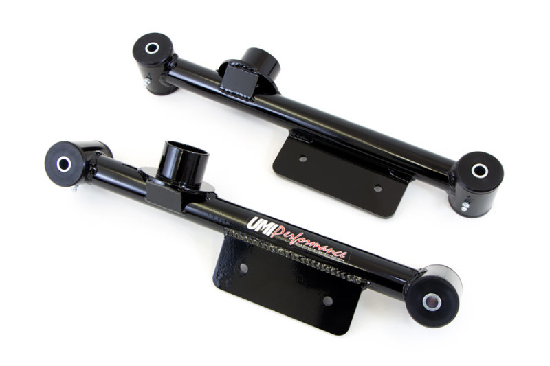 Ford Mustang Lower Control Arms - Rear - UMI Performance - DOM Steel Tubing with Polyurethane Bushings - `99-`04